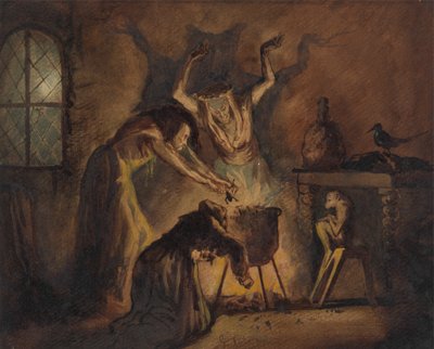 Cena das Três Bruxas de Shakespeare