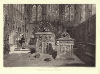 A capela de Beauchamp, Warwick de George Cattermole