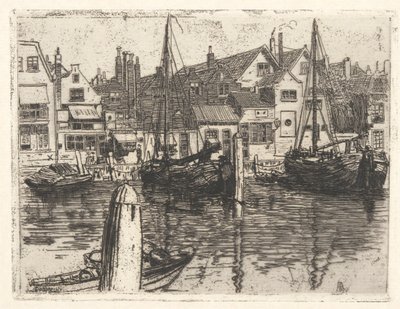 O Meuse em Dordrecht de George-Charles Aid