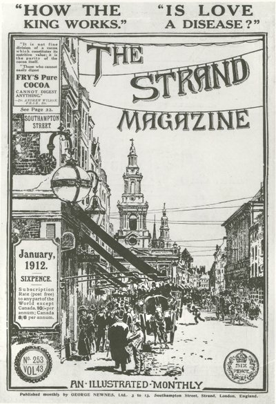 Capa da The Strand Magazine, 1912 de George Charles Haite