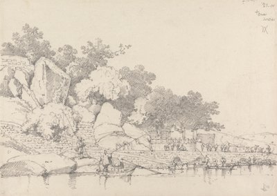 Lap House, Inner Harbour, Macau de George Chinnery