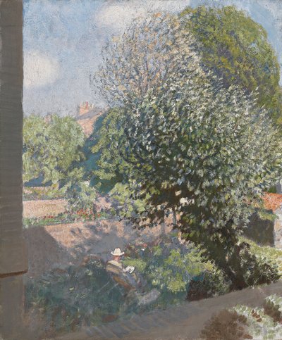 A Shady Corner de George Clausen