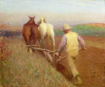 Uma manhã de outono de 1897 de George Clausen