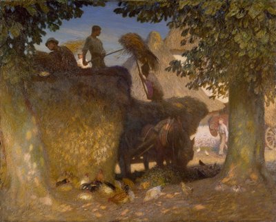 Construindo o Rick, 1907 de George Clausen
