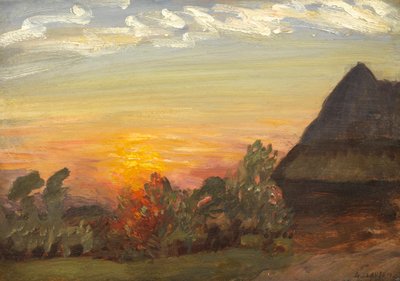 Duton Hill Sunset, 1938 de George Clausen