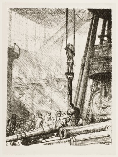 Levantar uma câmara de ar de George Clausen