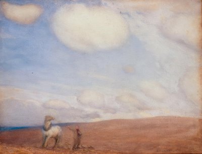 Arando nas Colinas de George Clausen