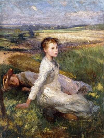 Verão nos campos de George Clausen