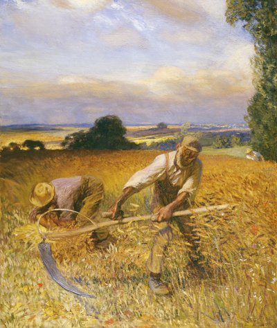 O Velho Ceifeiro de George Clausen