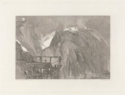 Castelo de Tintagel, Cornualha de George Cooke