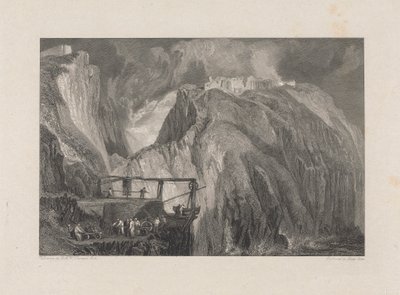 Castelo de Tintagel, Cornualha de George Cooke