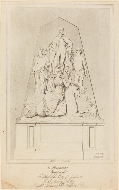 Monumento a William Pitt de George Cooke after James George Bubb