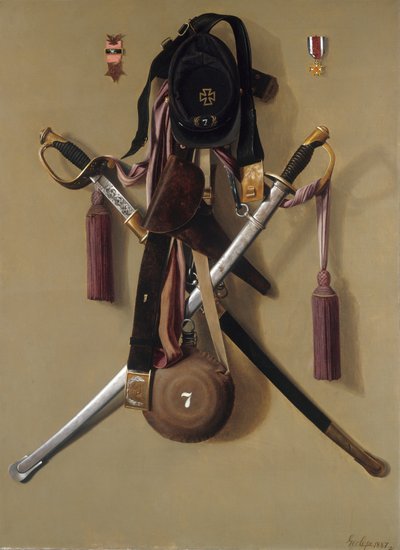 Regalia da Guerra Civil do Major Levi Gheen McCauley, 1887 de George Cope