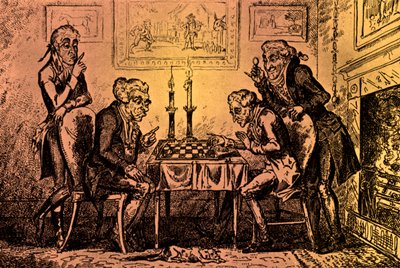 Um Jogo de Xadrez de George Cruikshank