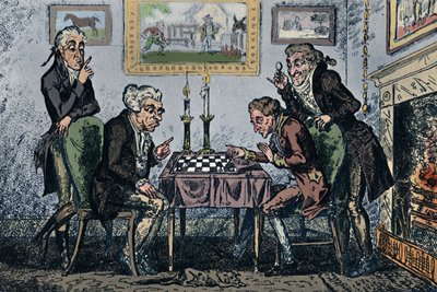 Um jogo de xadrez, 1948 de George Cruikshank
