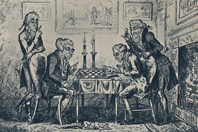 Um jogo de xadrez, 1948 de George Cruikshank