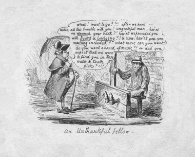 Um companheiro ingrato, 1829 de George Cruikshank