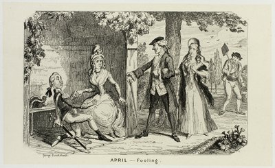abril - Fooling from George Cruikshank