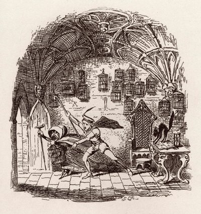 Irmãos Grimm Crianças e de George Cruikshank