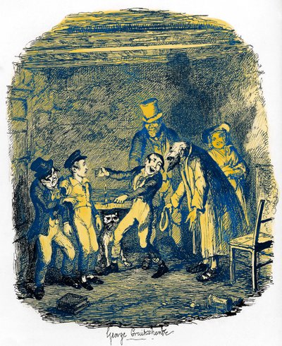 As Aventuras de Oliver Twist, de Charles Dickens de George Cruikshank