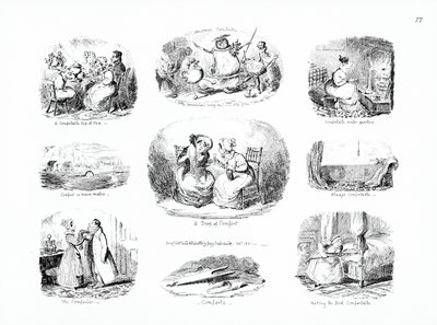 Conforto (gravura) de George Cruikshank