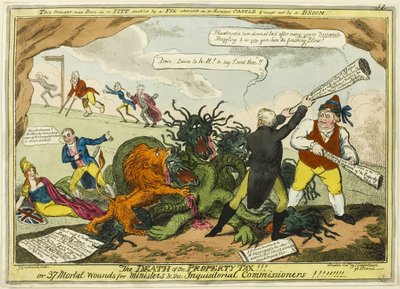 Morte do Imposto Predial!!! de George Cruikshank