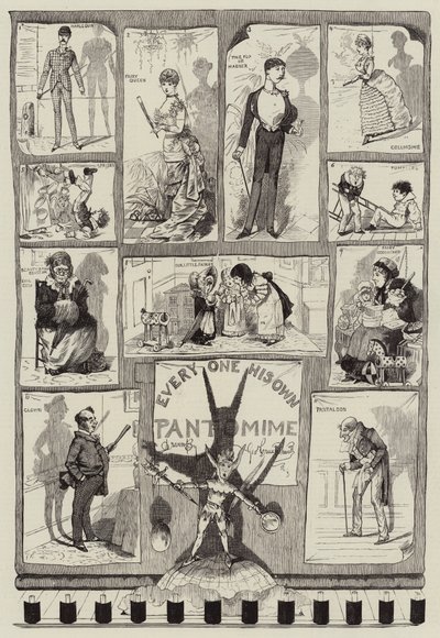 Cada um a sua própria pantomima de George Cruikshank