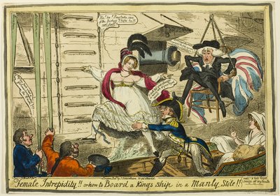 Intrepidez feminina de George Cruikshank