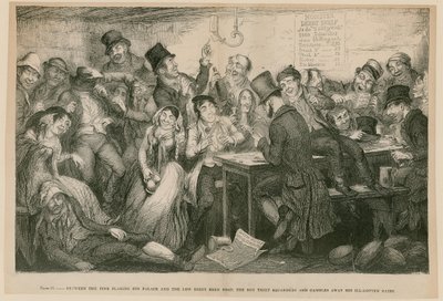Das crianças do bêbado, 1848 de George Cruikshank