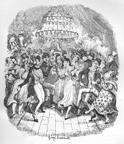 Feira de Greenwich, c1900 de George Cruikshank