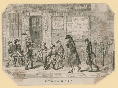 Guy Fawkes Night de George Cruikshank
