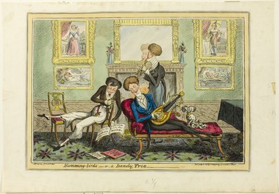 Beija-flores ou um trio dândi de George Cruikshank