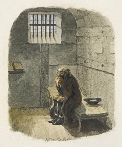 Ilustração para "Oliver Twist" de George Cruikshank