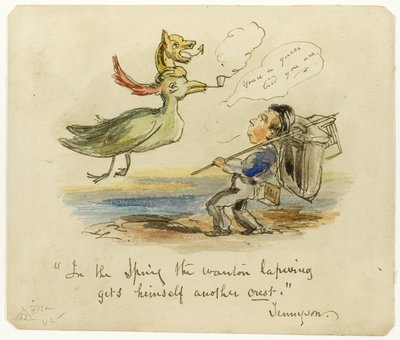 Na primavera, o abibe-preto arranja outra crista de George Cruikshank