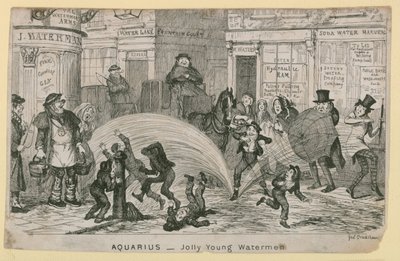 Jolly jovem watermen de George Cruikshank