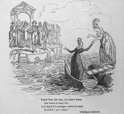 Atraído por sua própria casa natal ..., c1820. de George Cruikshank