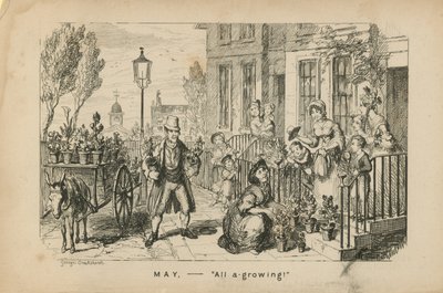 Maio - todos os adultos de George Cruikshank