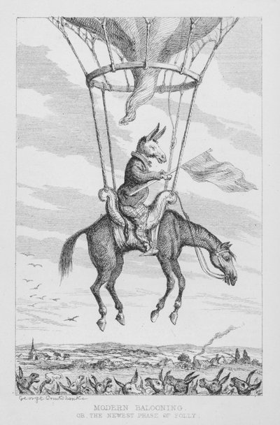 Balonismo moderno ou a mais nova fase da loucura de George Cruikshank