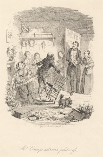 A extrema cortesia do Sr. Crump de George Cruikshank