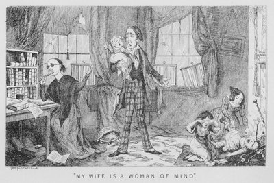  Minha esposa é uma mulher de mente de George Cruikshank