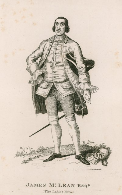 Retrato de James McLean (o herói das senhoras) de George Cruikshank