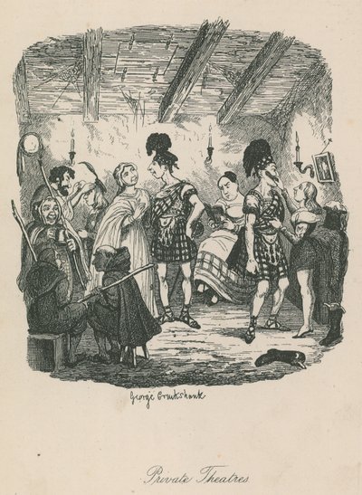 Teatros privados de George Cruikshank