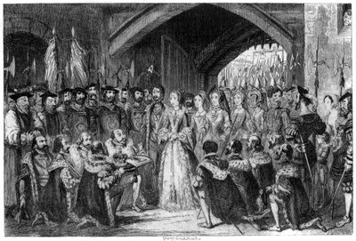 Entrada da rainha Janes na torre, 1553 1840 de George Cruikshank