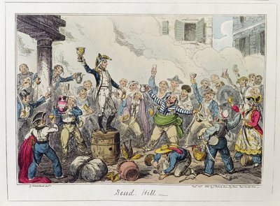 Scud Hill, publicado por James Robins und Co., em outubro de 1825 (gravura colorida) de George Cruikshank