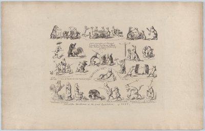 Algumas das Brincadeiras da Grande Exposição, 1851., 1851. de George Cruikshank