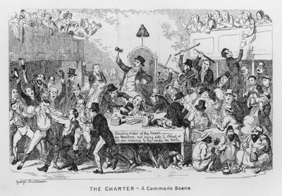 A Carta, Uma Cena Comuns (gravura) de George Cruikshank