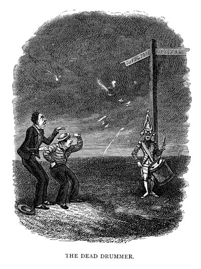 O baterista morto, 1840 de George Cruikshank
