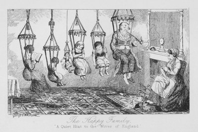 The Happy Family, A Quiet Hint to the Wives of England (gravura) de George Cruikshank