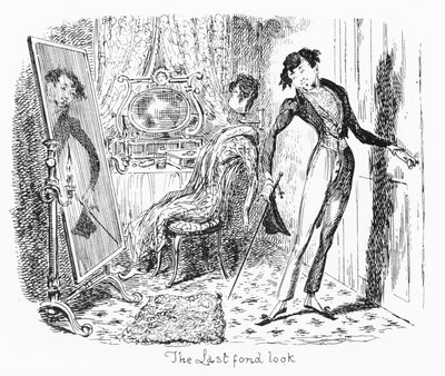 O último olhar carinhoso (gravura) de George Cruikshank