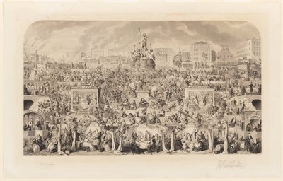A adoração de Baco de George Cruikshank